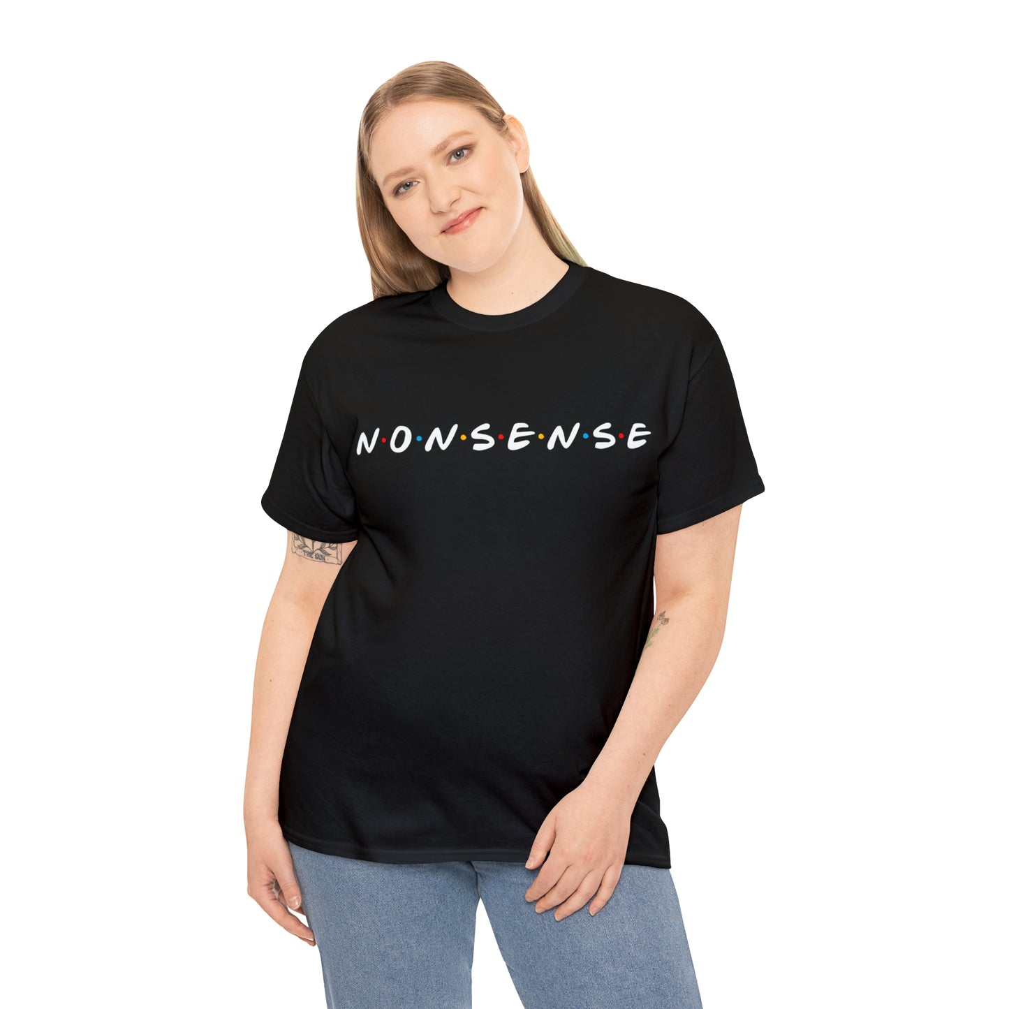 Nonsense Friends Logo Unisex Heavy Cotton Tee