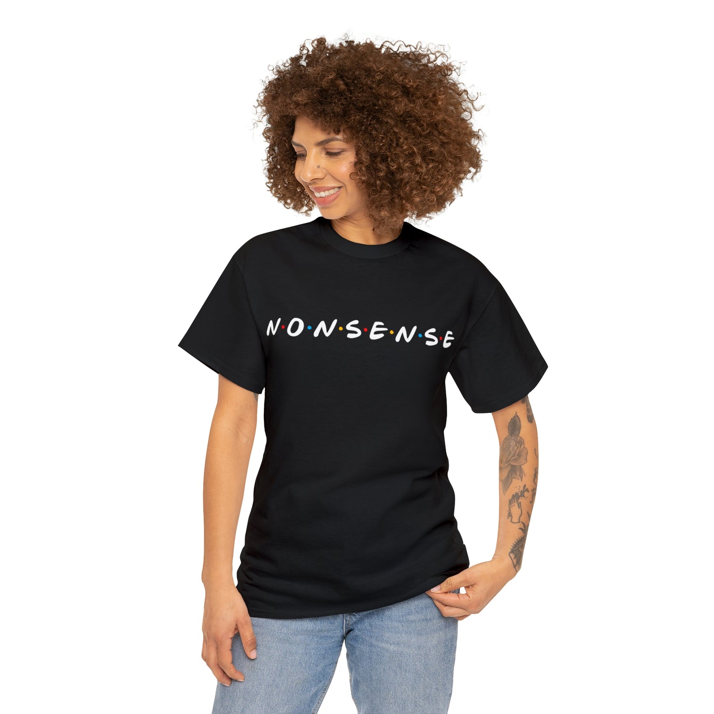 Nonsense Friends Logo Unisex Heavy Cotton Tee
