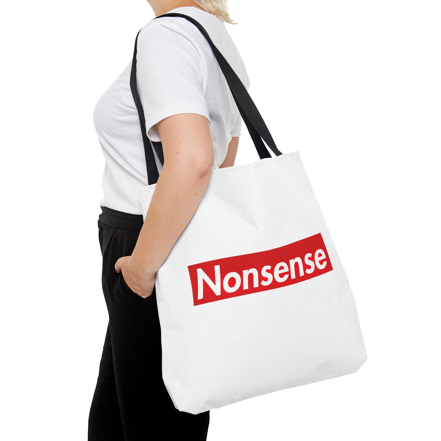 Nonsense Tote Bag (White)
