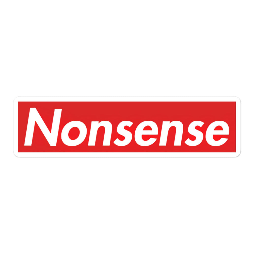 Nonsense stickers